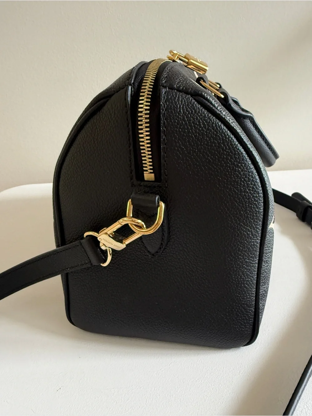 Louis Vuitton Speedy Bandouliere 25 Bicolor Monogram Empreinte Leather Bag